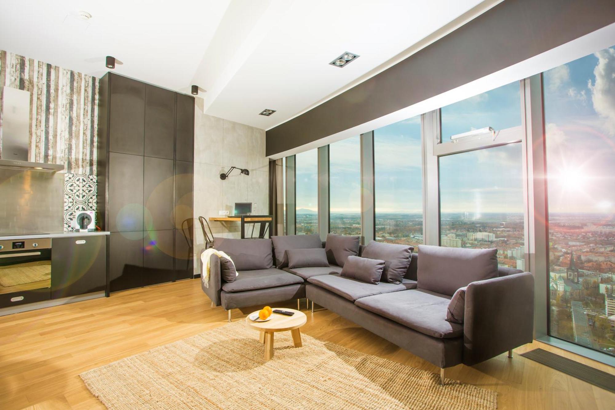 Apartamenty Sky Tower ヴロツワフ エクステリア 写真