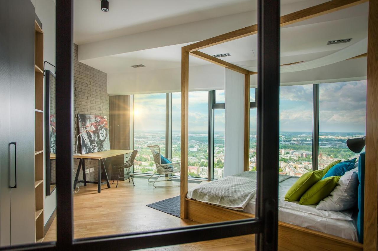 Apartamenty Sky Tower ヴロツワフ エクステリア 写真